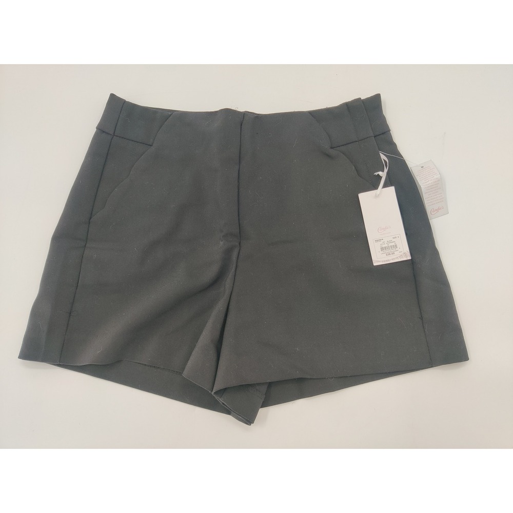 Candie's Womens Black High Rise Woven Dress Shorts Size 5 JZ72X006RS NWT